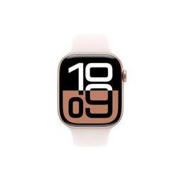 Smartwatch apple watch series 10 gps 46mm rose gold case light blush sport band m - l