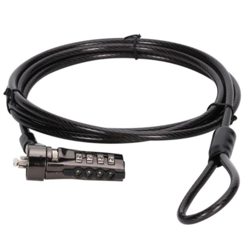 Cable seguridad para portatiles 1.8m conceptronic