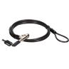 Cable seguridad para portatiles 1.8m conceptronic por llave