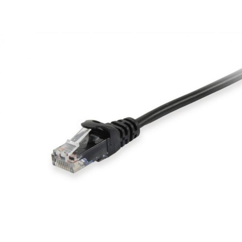 Cable de red equip latiguillo rj45 u - utp cat6a 7.5m negro