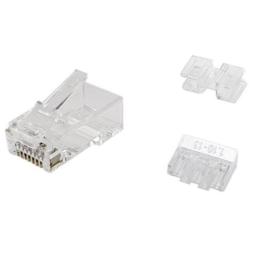 Kit 100 uds conectores rj45 equip categoria 6a utp