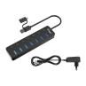 Hub equip usb tipo a + adaptador usb tipo c 7 en 1