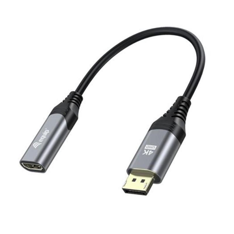 Cable displayport a hdmi equip 1.2 4k macho - hembra 0.15m