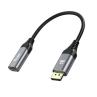 Cable displayport a hdmi equip 1.2 4k macho - hembra 0.15m