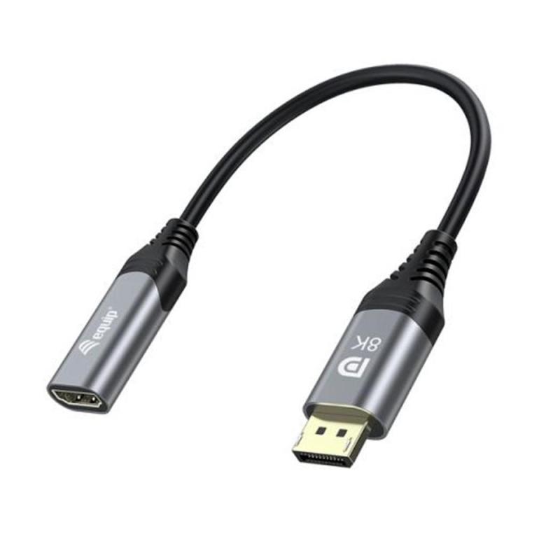 Cable displayport a hdmi equip 1.2 8k macho - hembra 0.15m