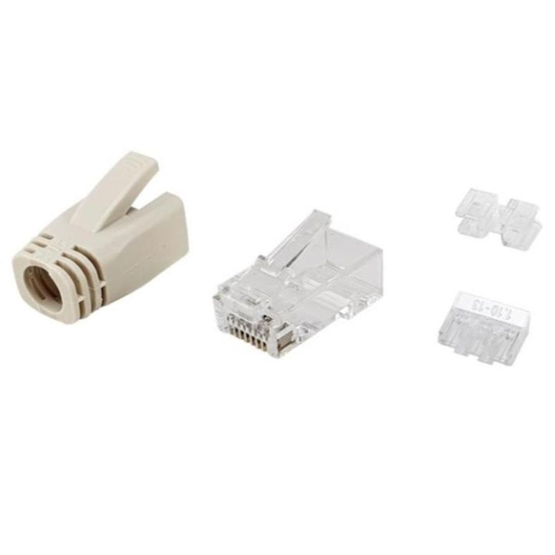 Kit 100 uds conectores rj45 equip categoria 6a utp