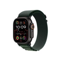 Smartwatch apple watch ultra 2 gps + cell 49mm black titanium case dark green alpine loop large