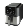 Freidora de aire bourgini airfryer slim ceramica 5l 1500w