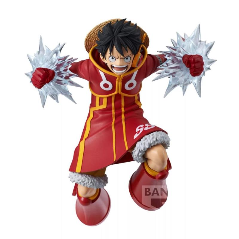 Figura banpresto one piece battle record collection monkey d.luffy 14cm