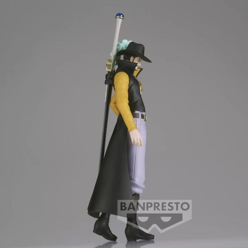 Figura banpresto one piece the shukko dracule mihawk 16cm