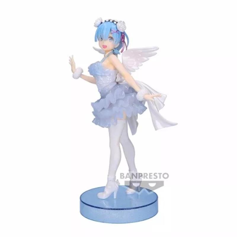 Figura banpresto re: zero starting life in another world espresto clear & drssey rem special color ver. 22cm