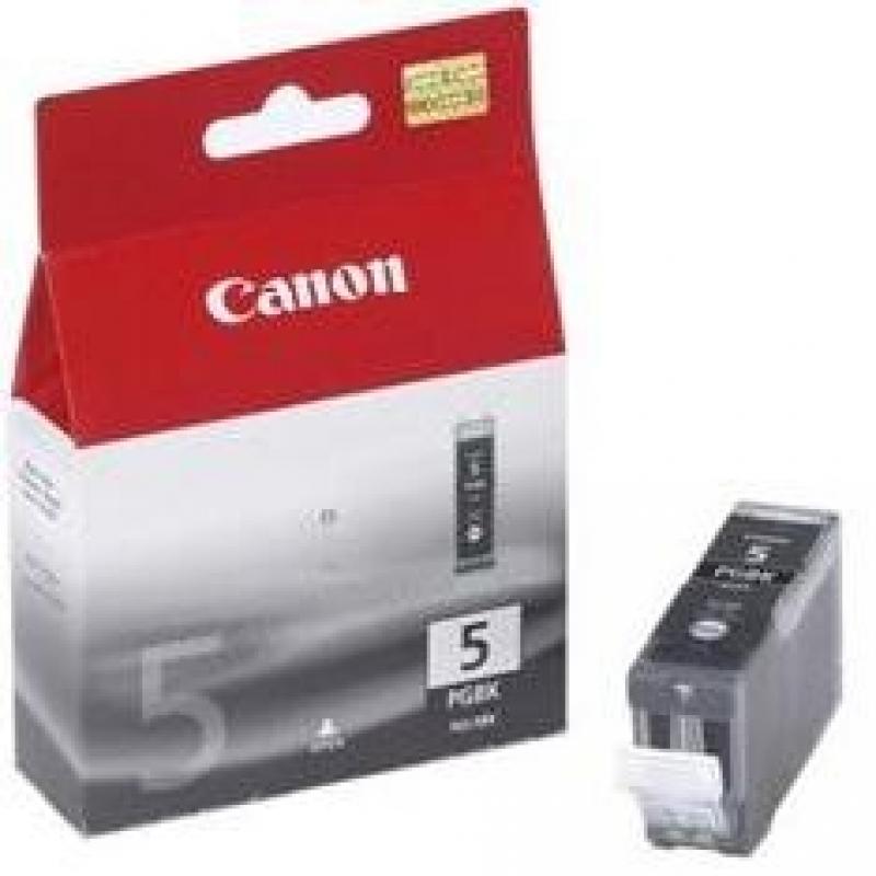 Cartucho tinta canon pgi 5 negro pigmentado 26ml pixma 4200 -  5200 mp 500 -  800 - Imagen 1