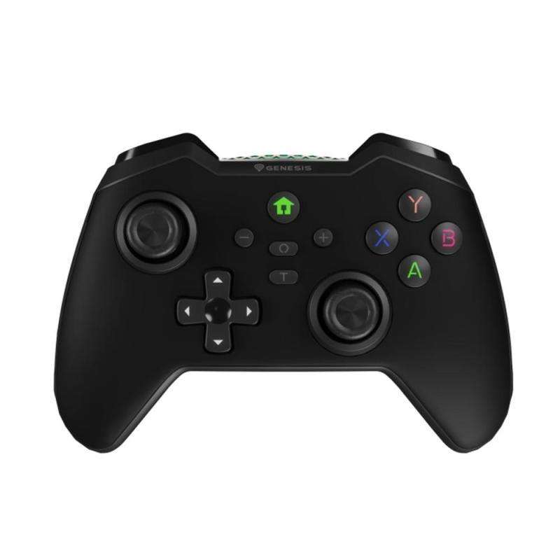 Gamepad genesis mangan 400 inalambrico para pc - switch - mobile negro