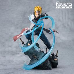 Figura tamshii nations naruto shippuden figuarts zero minato namikaze - rasengan - super fierce battle fig. 20 cm