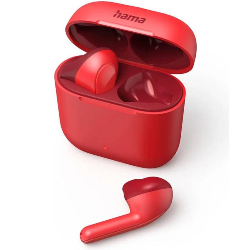 Auriculares hama freedom light bluetooth rojo