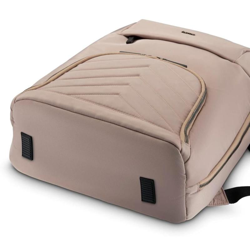 Mochila hama premium lightweight para portatil 16.2pulgadas beige