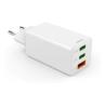 Cargador pared hama gan 65w 2 x usb tipo c 1 x usb tipo a blanco