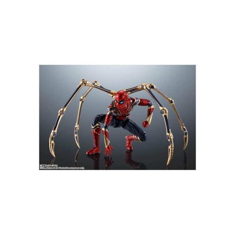 Figura tamashii nations sh figuarts marvel spiderman no way home iron spider