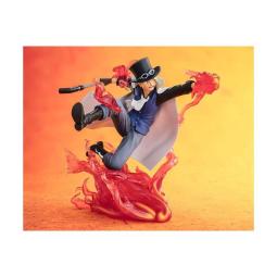 Figura tamashii nations figuarts zero one piece sabo fire fist rook check ver. extra battle 19cm