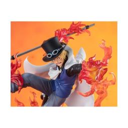 Figura tamashii nations figuarts zero one piece sabo fire fist rook check ver. extra battle 19cm