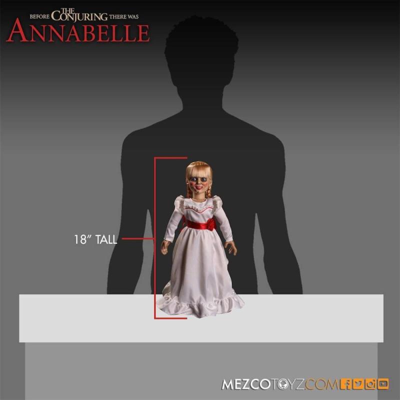 Figura mezco toyz cine annabelle prop replica the conjuring re - ruin 45cm