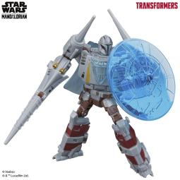 Figura hasbro transformers star wars the mandalorian