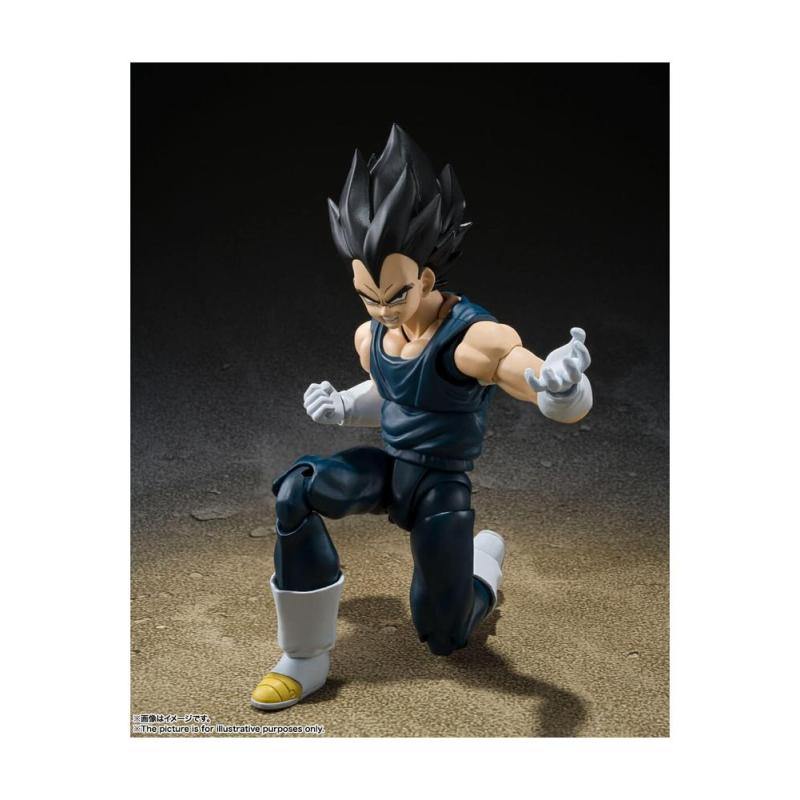 Figura tamashii nations dragon ball vegeta super hero 14 cm super sh figuarts