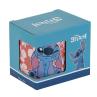 Taza karactermania disney stitch flores rosas