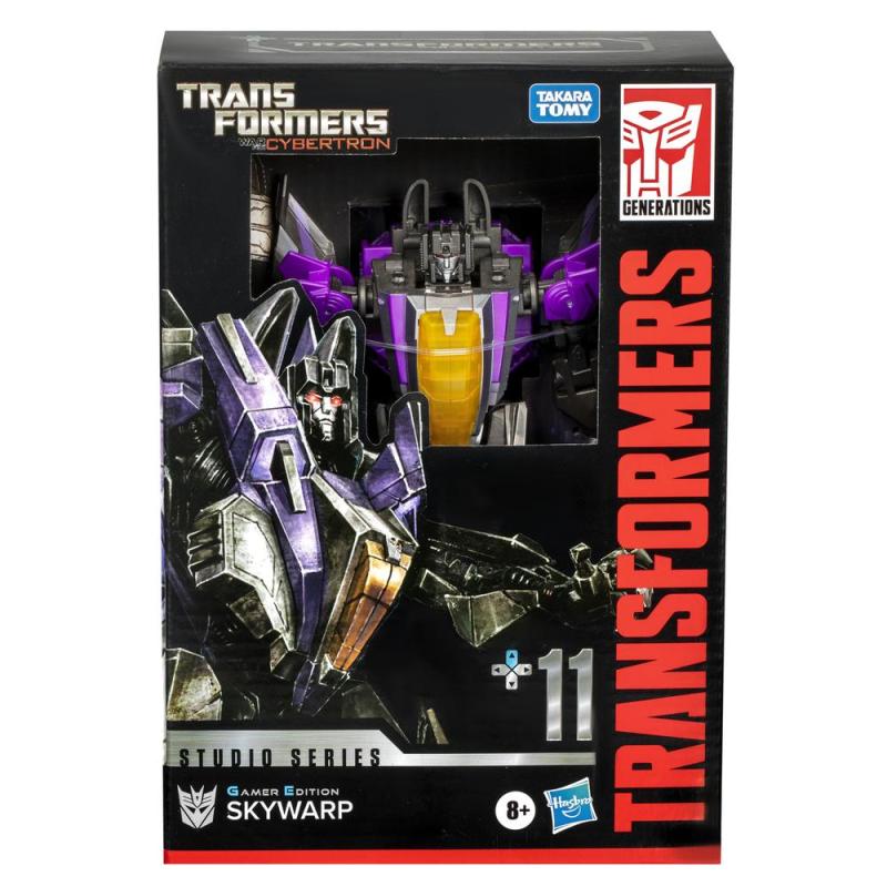 Figura hasbro transformers cybertron skywarp studio series gamer edition