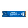 Disco duro interno ssd wd western digital blue sn5000 wds200t4b0e 2tb nvme pci express