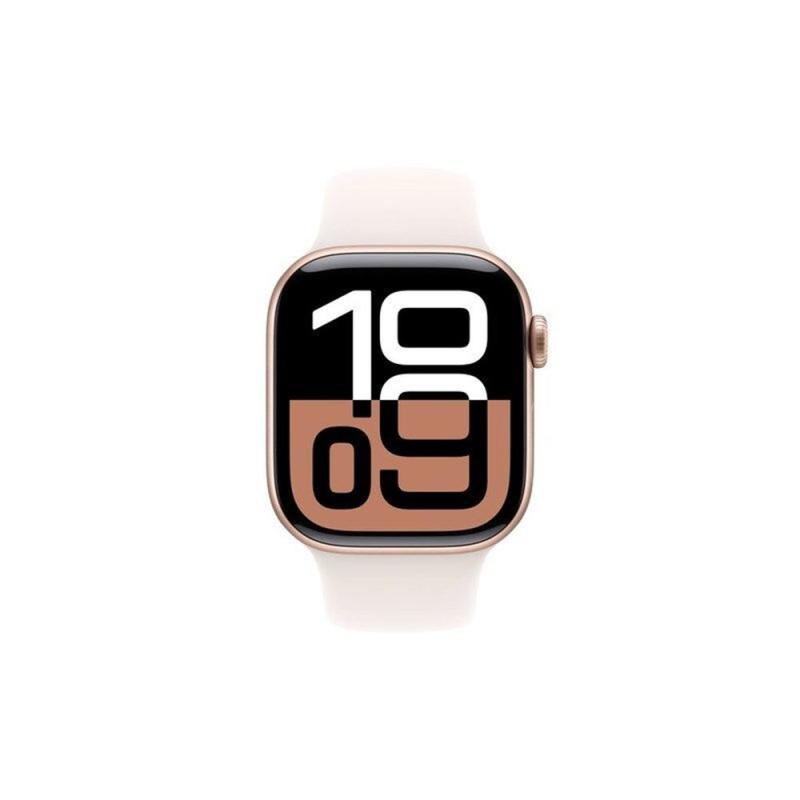 Smartwatch apple watch series 10 gps 42mm rose gold case light blush sport band s - m