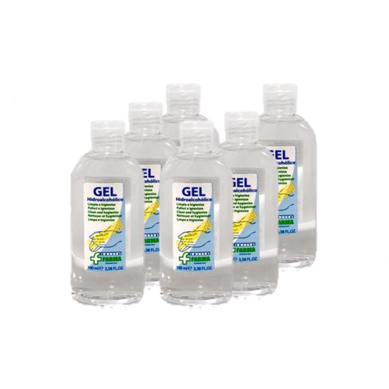 Verita farma gel hidroalcoholico 100ml pack 6 unidades aroma limon - Imagen 1