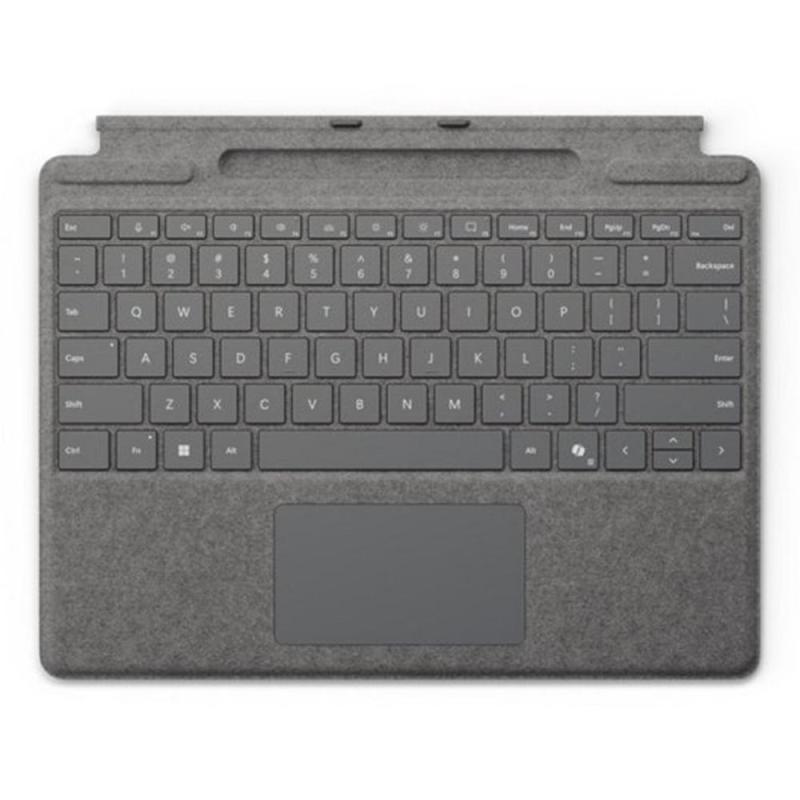 Teclado microsoft surface pro type cover + pen platino