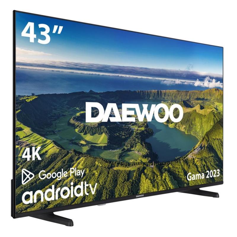 Tv daewoo 43pulgadas led 4k uhd - 43dm72ua - android smart tv