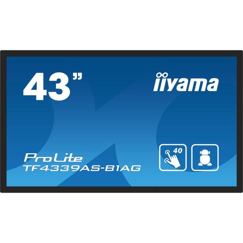 Tv iiyama led 4k uhd - prolite tf4339as - b1ag - android smart tv