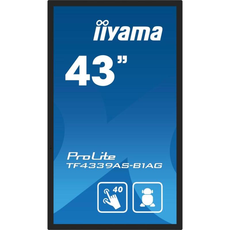 Tv iiyama led 4k uhd - prolite tf4339as - b1ag - android smart tv