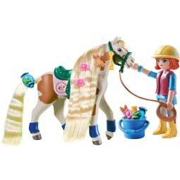 Playmobil ellie con caballo