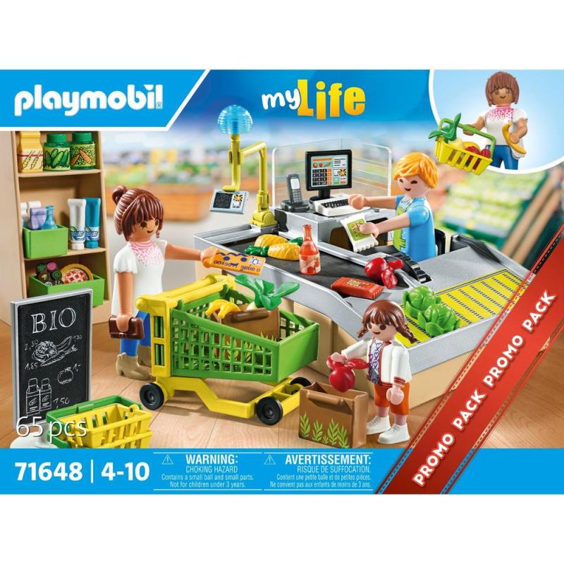 Playmobil promo pack supermercado ecológico