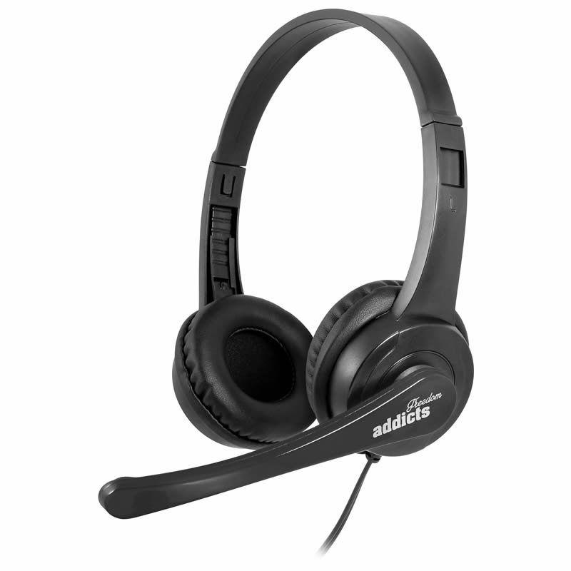 Auriculares diadema con microfono ngs vox505usb usb negro - Imagen 1