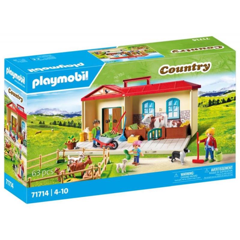 Playmobil granja maletín