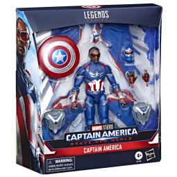 Figura hasbro legends series captain america brave new world