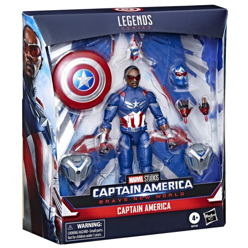 Figura hasbro legends series captain america brave new world