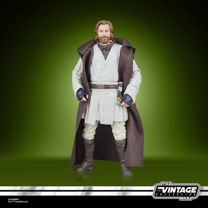 Figura hasbro star wars the vintage collection obi - wan kenobi (jedi legend)