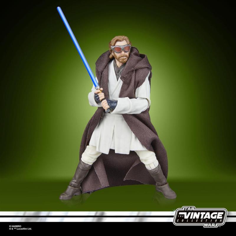 Figura hasbro star wars the vintage collection obi - wan kenobi (jedi legend)