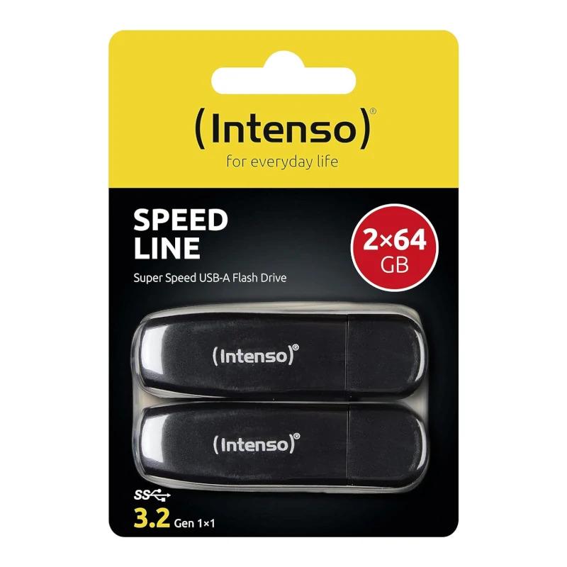 Memoria usb 3.2 intenso speed 64gb pack 2