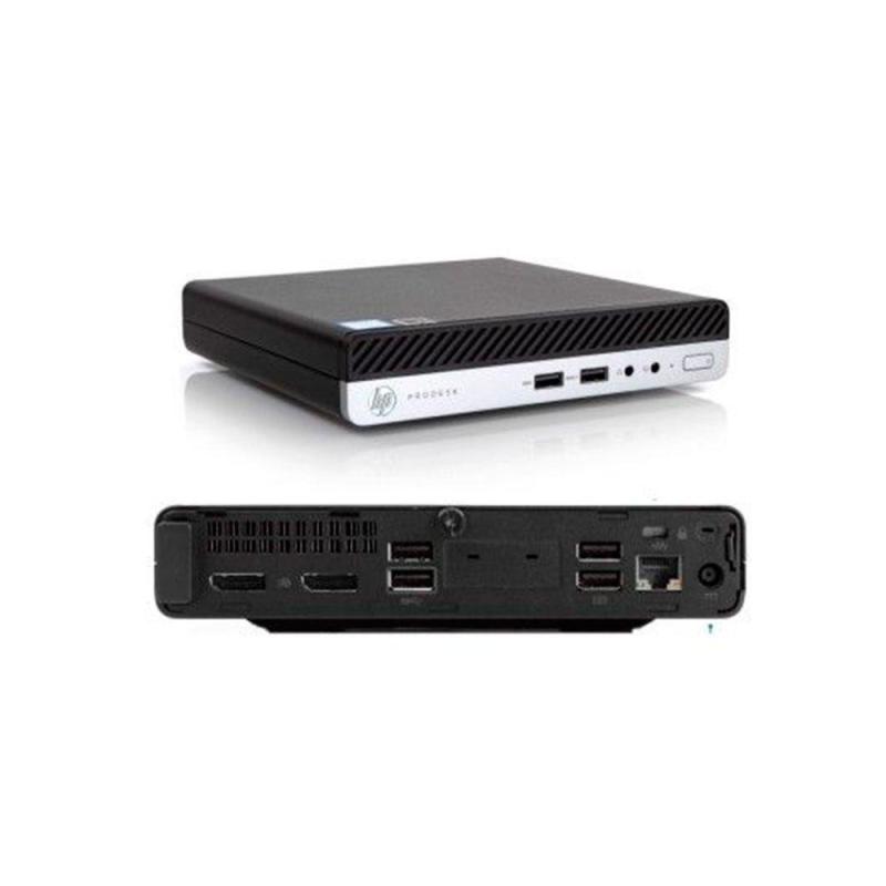 Ordenador reacondicionado mini hp prodesk 400 g4 - i5 - 8th - 16gb - 512gb ssd - win 10 pro - sin cable trebol - con vga