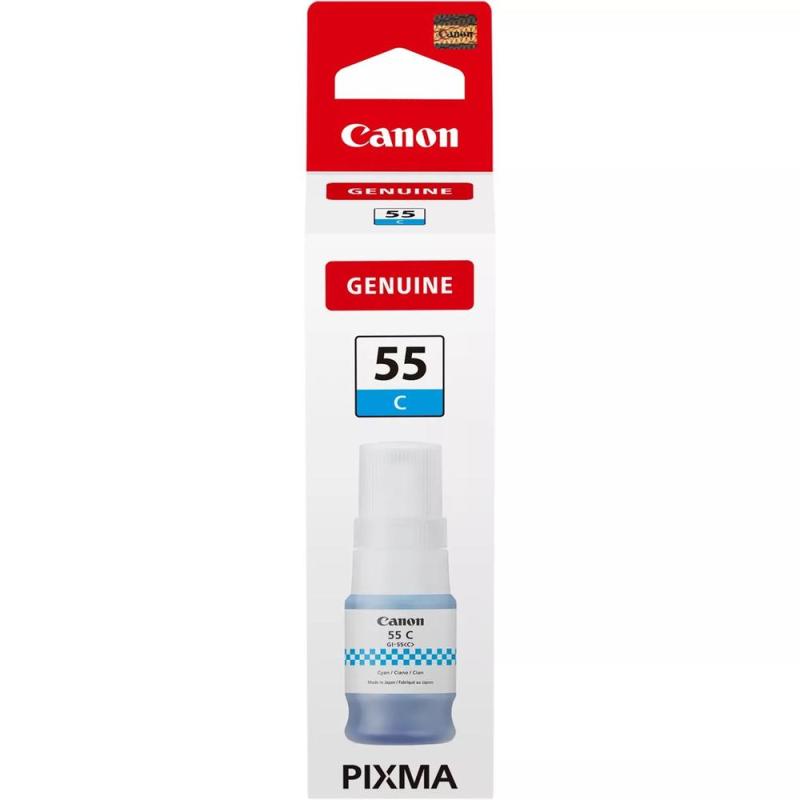 Botella tinta canon gi - 55 ink cian