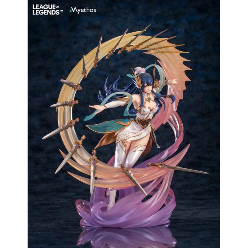 Figura league of legends irelia estatua pvc 1 - 7 divine sword 34 cm