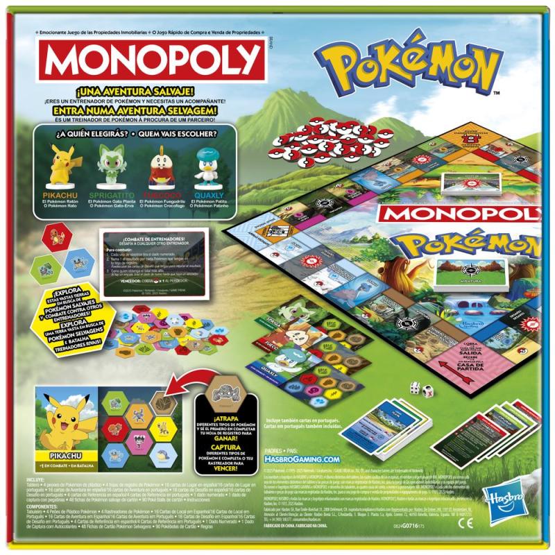 Juego de mesa monopoly pokemon