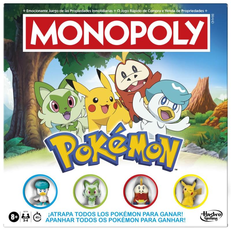 Juego de mesa monopoly pokemon